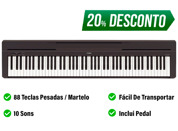 Yamaha P-45 B Piano Digital BEST-SELLER Qualidade-Preço B-Stock Yamaha P-45 B Piano Digital BEST-SELLER Qualidade-Preço B-Stock